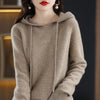 LuxCashmere Hooded Pullover for Women ATHLEXES