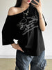 SummerStyle Chic Skew Collar T-Shirt for Women ATHLEXES