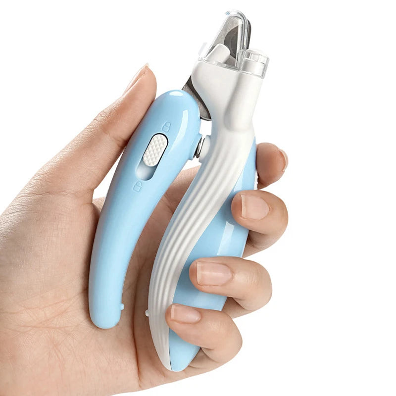 Professional Pet Nail Clippers with Led Light Pet Claw Grooming Scissors for Dogs Cats Small Animals Paw Nail Trimmer Pet ATHLEXES