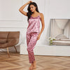 Womens Satin Cami Sleepwear Set ATHLEXES