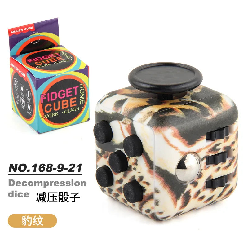 Colorful Fidget Dice for Stress Relief and Focus ATHLEXES