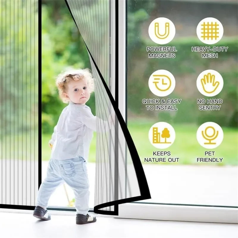 MagnaShield Magnetic Screen Door Curtain ATHLEXES