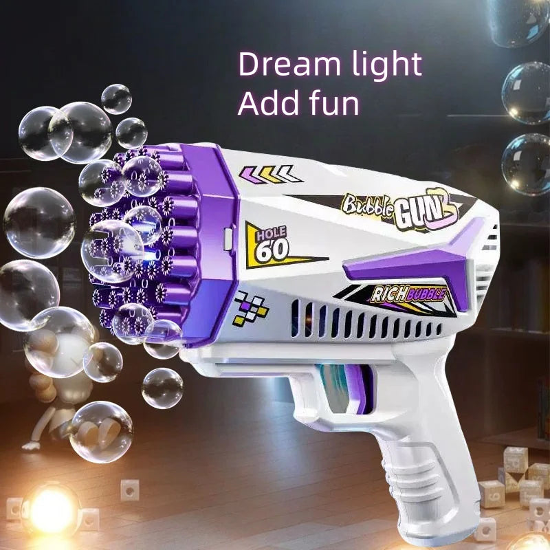 BubbleJoy Colorful Light Bubble Gun ATHLEXES
