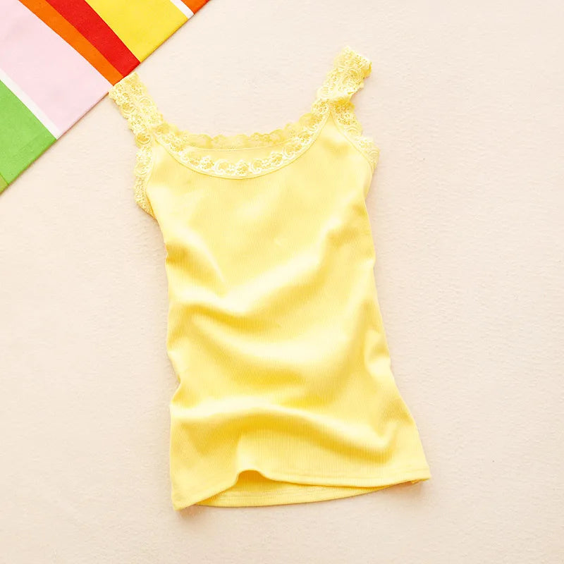 Luxe Lace Sleeveless Tank Top for Women ATHLEXES