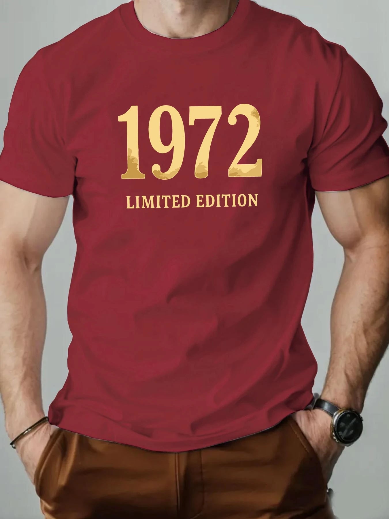 Classic 1972 Cotton Summer T-Shirt for Men ATHLEXES