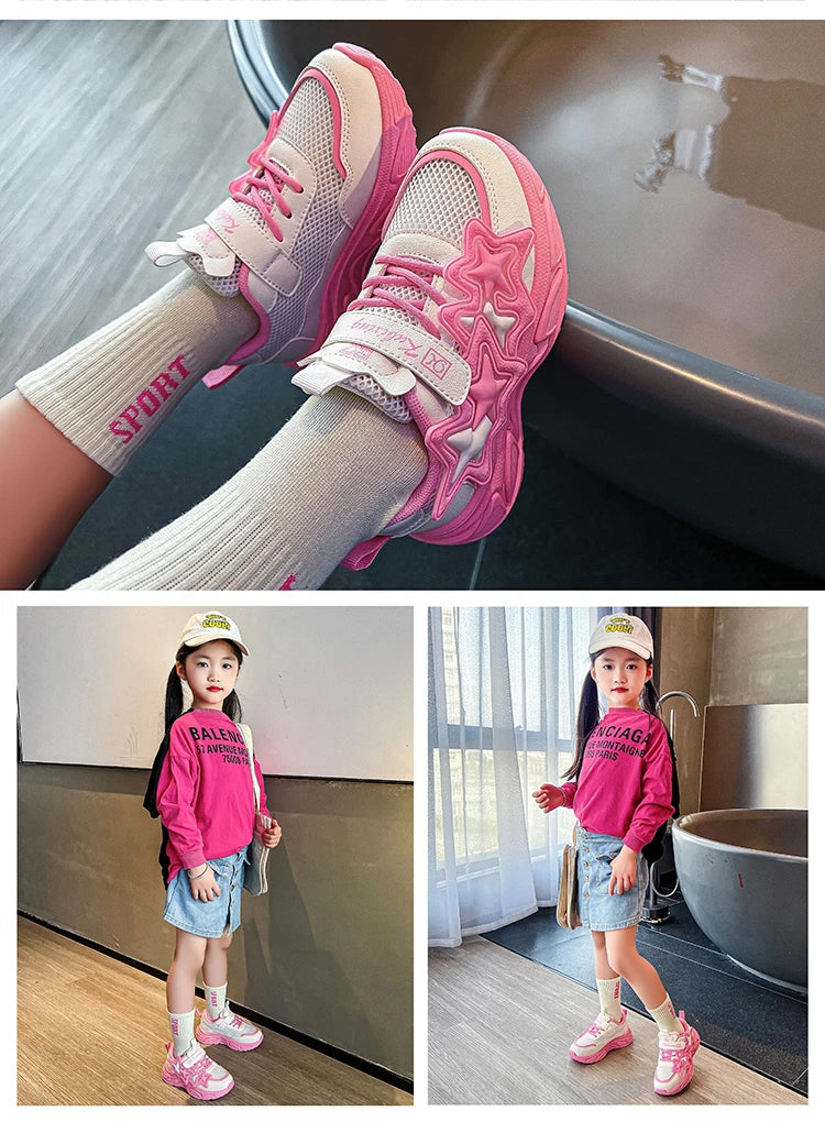 StarStride Girls' Classic Sports Sneakers ATHLEXES