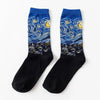 Van Gogh Inspired Retro Art Socks for Men ATHLEXES