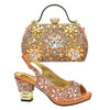 Radiant Rhinestone Italian Shoe and Bag Set 2024 ATHLEXES