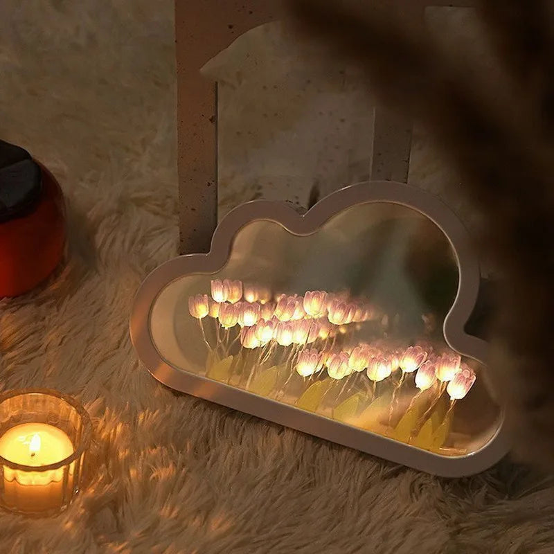 Tulip Glow LED Night Light for Dreamy Bedrooms ATHLEXES