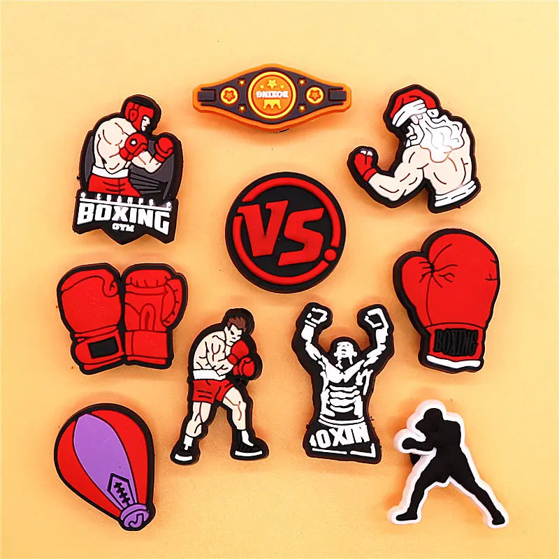 Boxing Champion Sandals Shoe Charms for Kids ATHLEXES