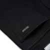 Classic Black Biker Stretch Denim Trousers ATHLEXES