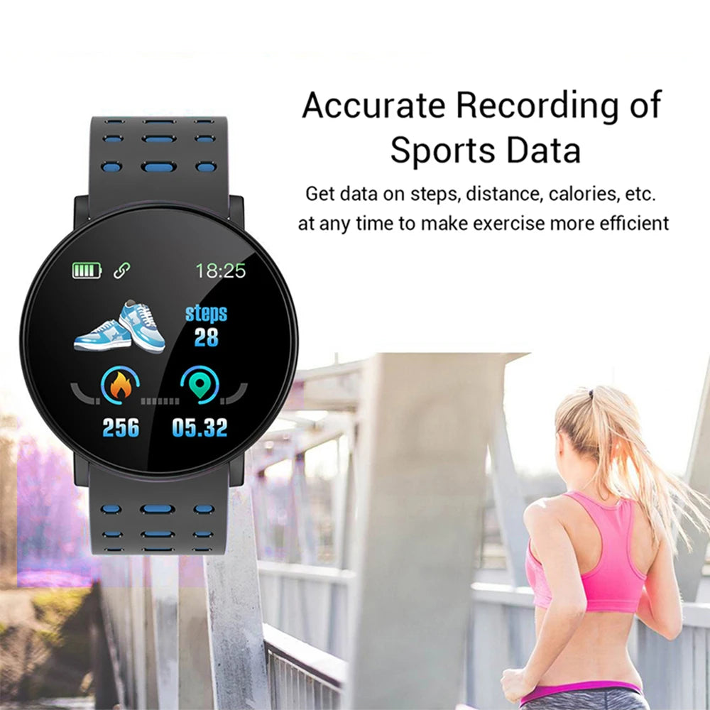 PulseSync 119 Smartwatch for Heart Rate & Fitness Tracking ATHLEXES