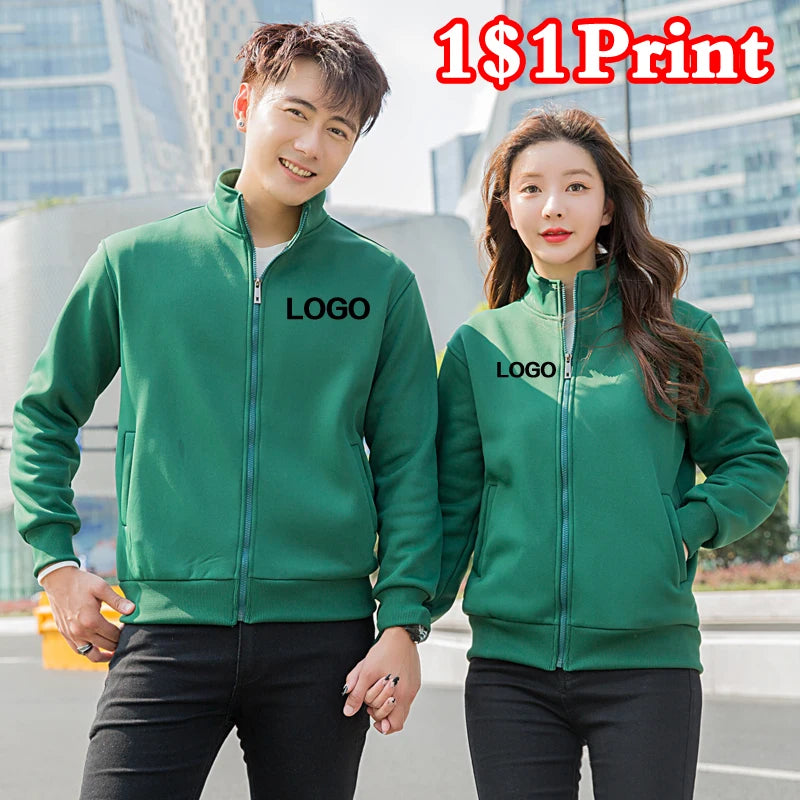 Custom Embroidered Zippered Jackets for Teams ATHLEXES