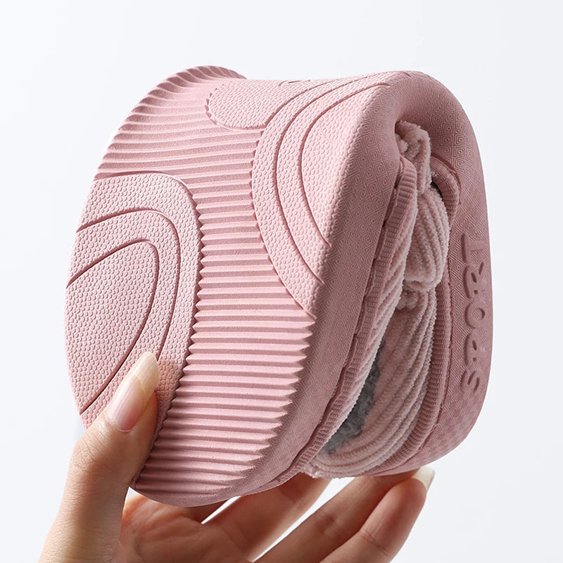 CozyFluff Plush Winter Slippers for Couples ATHLEXES