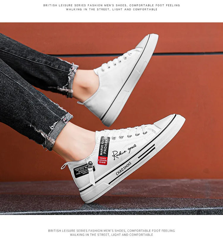 UrbanStride Breathable Canvas Sneakers for Men ATHLEXES