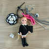 Enchanting Princess Doll Keychain Charm ATHLEXES