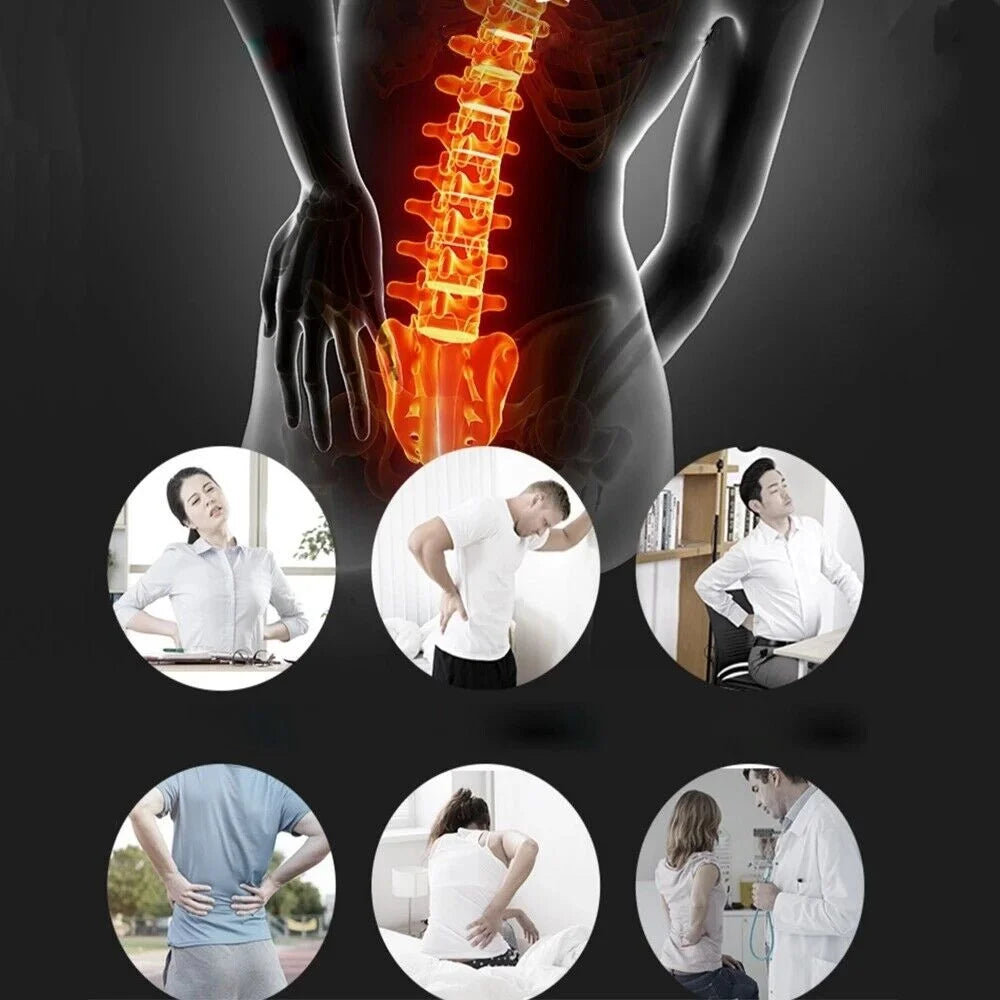 LumbarEase Adjustable Back Support Belt for Pain Relief ATHLEXES