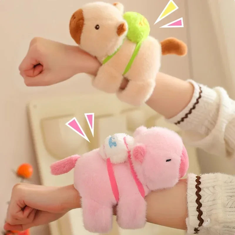 Kawaii Capybara Plush Snap Bracelet Toy ATHLEXES