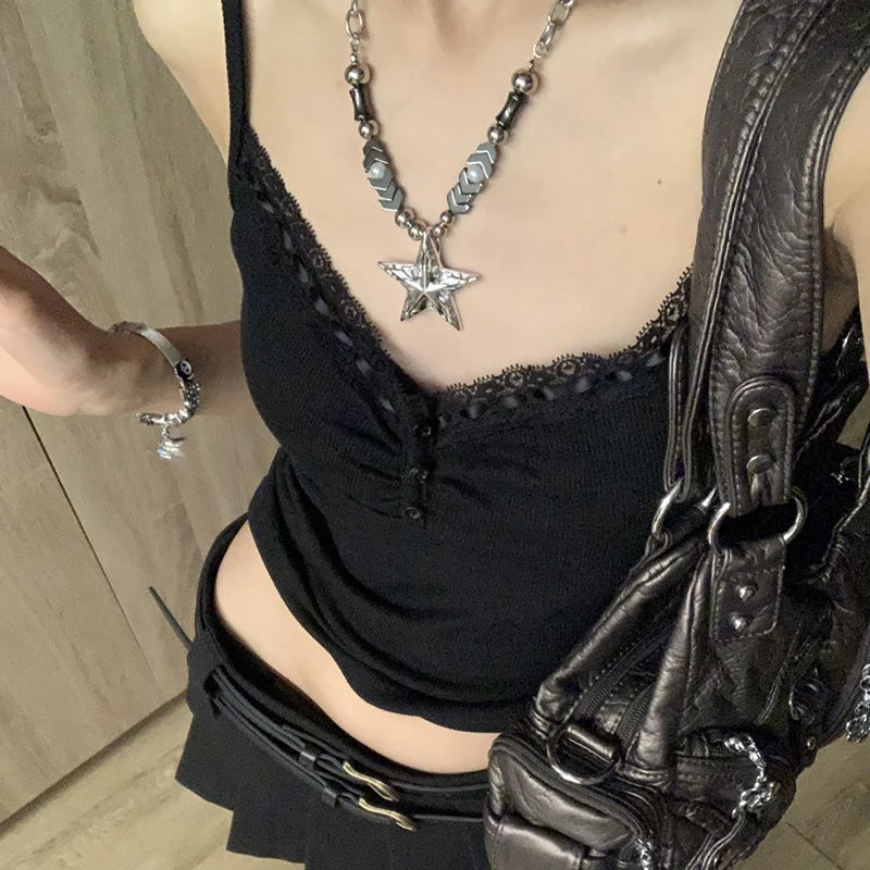Korean Lace Crop Top for Summer Style ATHLEXES
