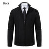 Velvet Warmth High Collar Cardigan for Men - Winter Knitwear ATHLEXES