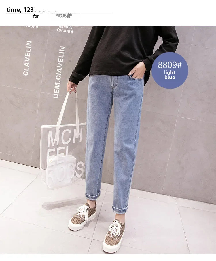 Elegant High-Waisted Maternity Jeans 2024 Collection ATHLEXES