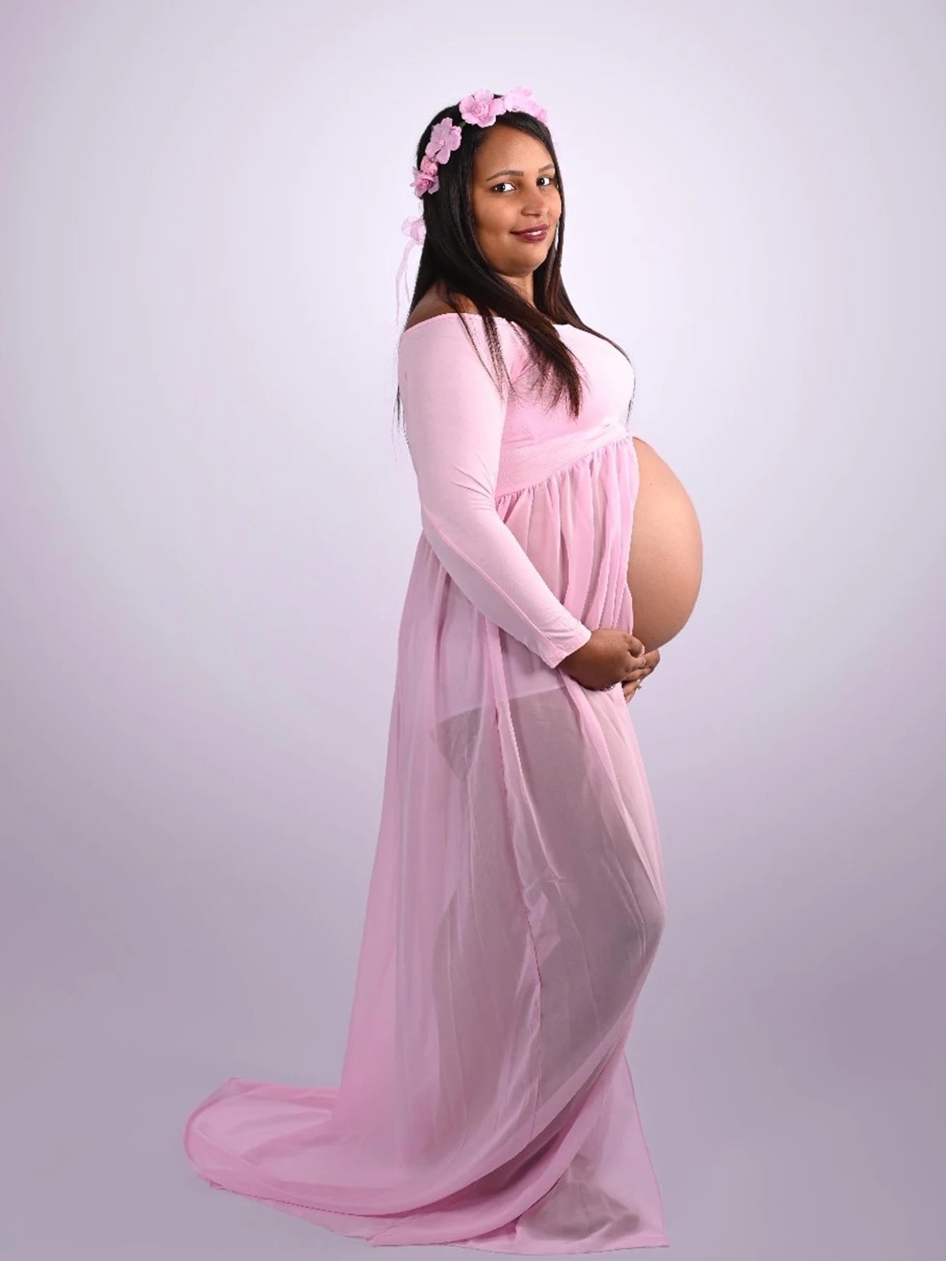Elegant Maternity Bodycon Wedding Dress ATHLEXES
