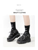 Punk Chic Women's Lace-Up Rock Boots ATHLEXES
