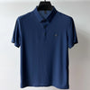 SilkCool Men's Polo: Luxury Summer Short Sleeve Shirt ATHLEXES