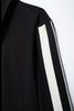 TRAFZA Luxe Stripe Jacket & Trousers Set for Women ATHLEXES