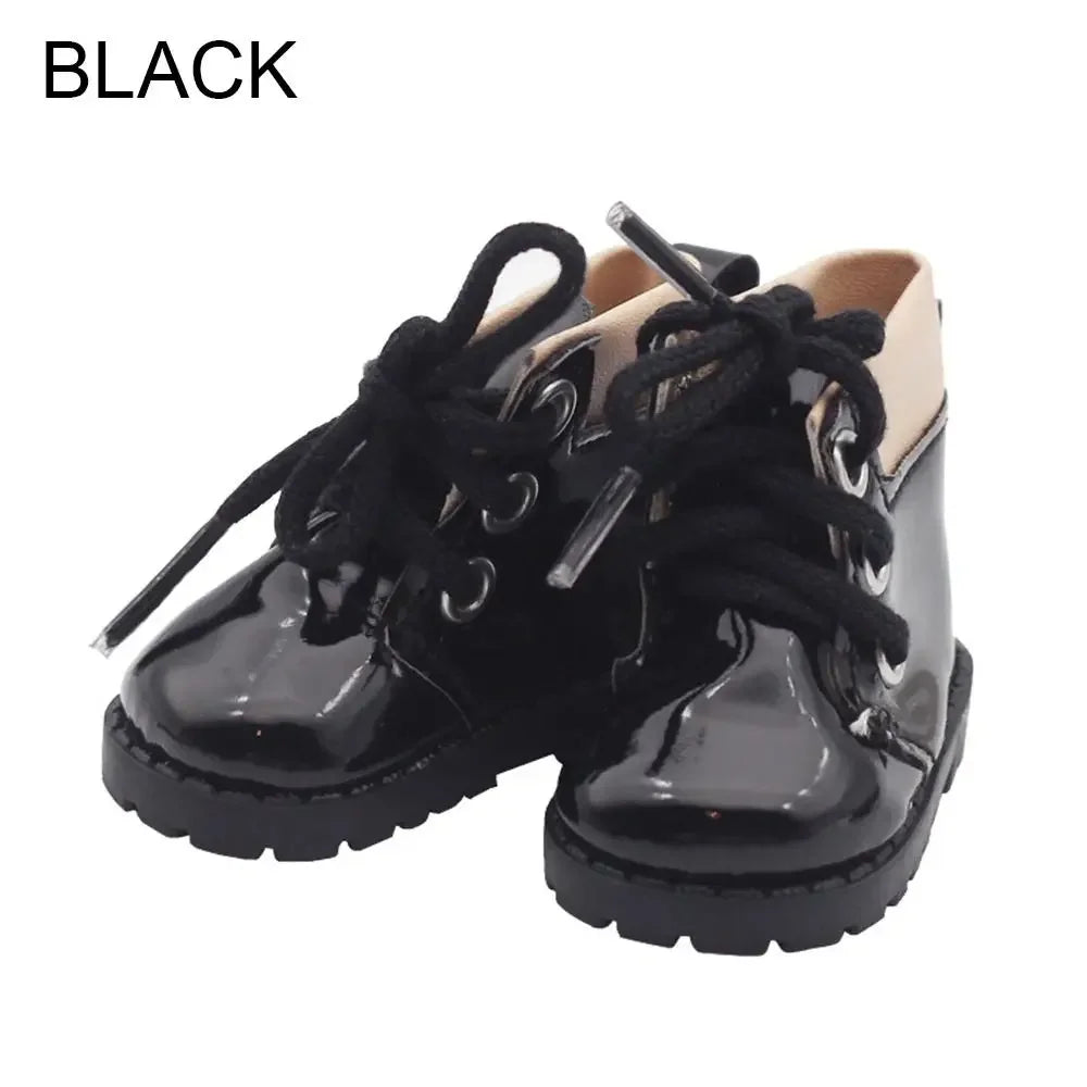 Mini Doll Boot Shoes for 20cm Plush Dolls - Stylish 5-5.5cm Accessories ATHLEXES