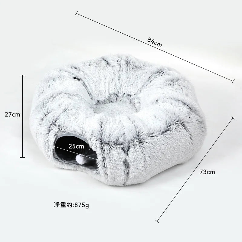 Kennel-Sphere Plush Cat Bed ATHLEXES