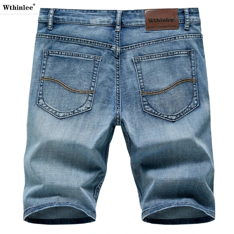 WTHINLEEC Menâ??s Classic Summer Denim Shorts ATHLEXES
