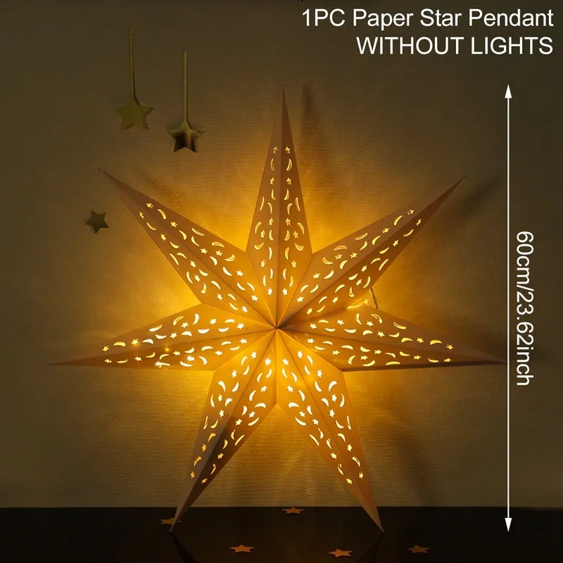 Eid Star Pendant: 30-75cm Festive Decor 2025 ATHLEXES