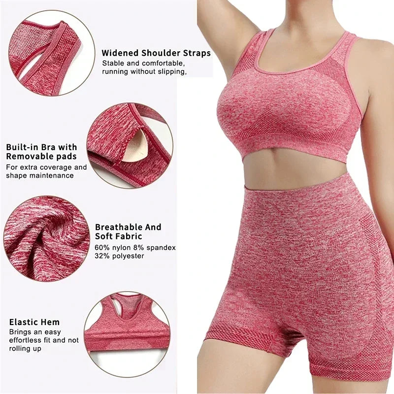 ZenFlex Seamless Yoga Activewear Set ATHLEXES