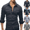 AutumnBlend Casual Denim Lapel Shirt ATHLEXES