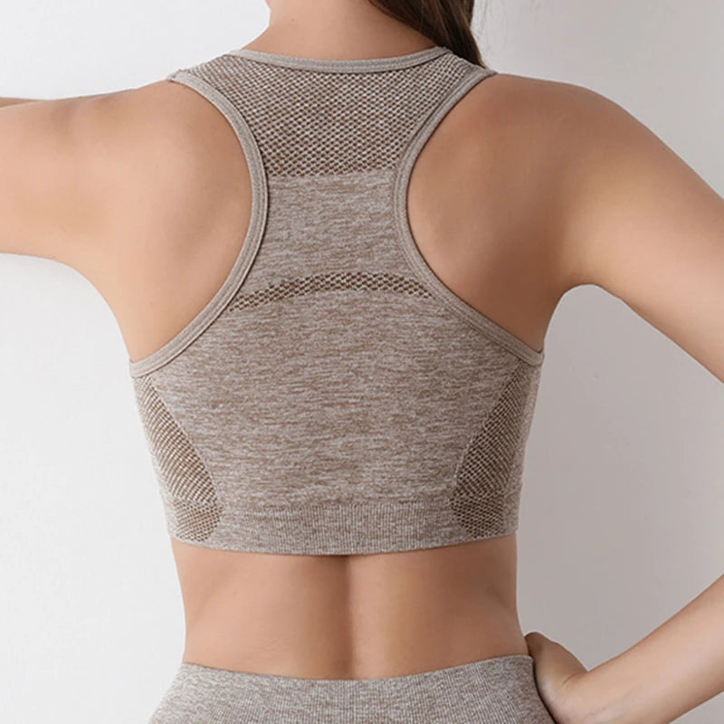 Seamless Quick-Dry Yoga Sports Bra for Women ATHLEXES