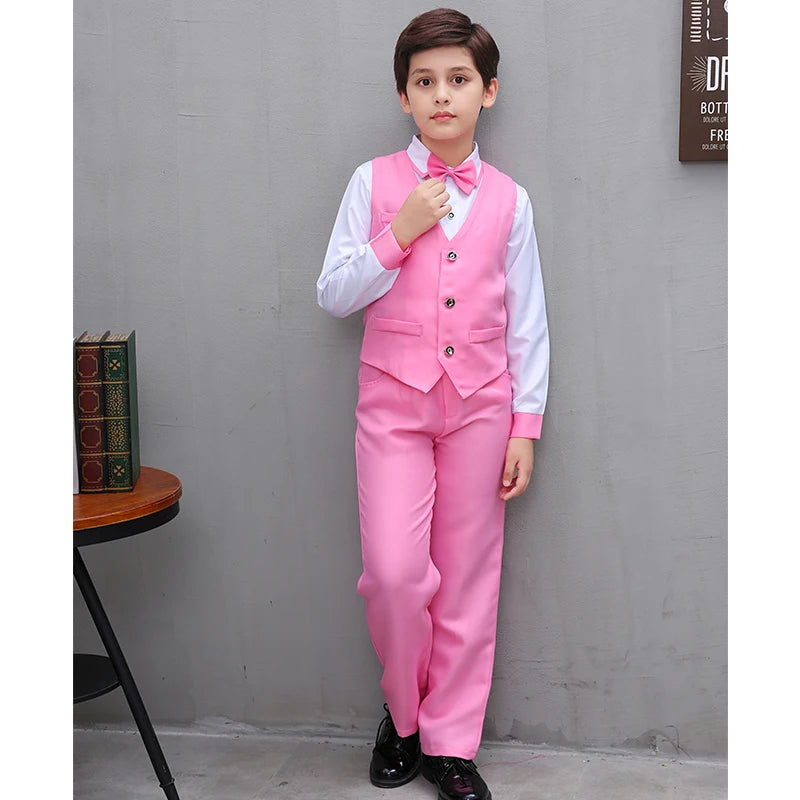 Chic Boys Formal Vest Suit Set for Special Occasions ATHLEXES