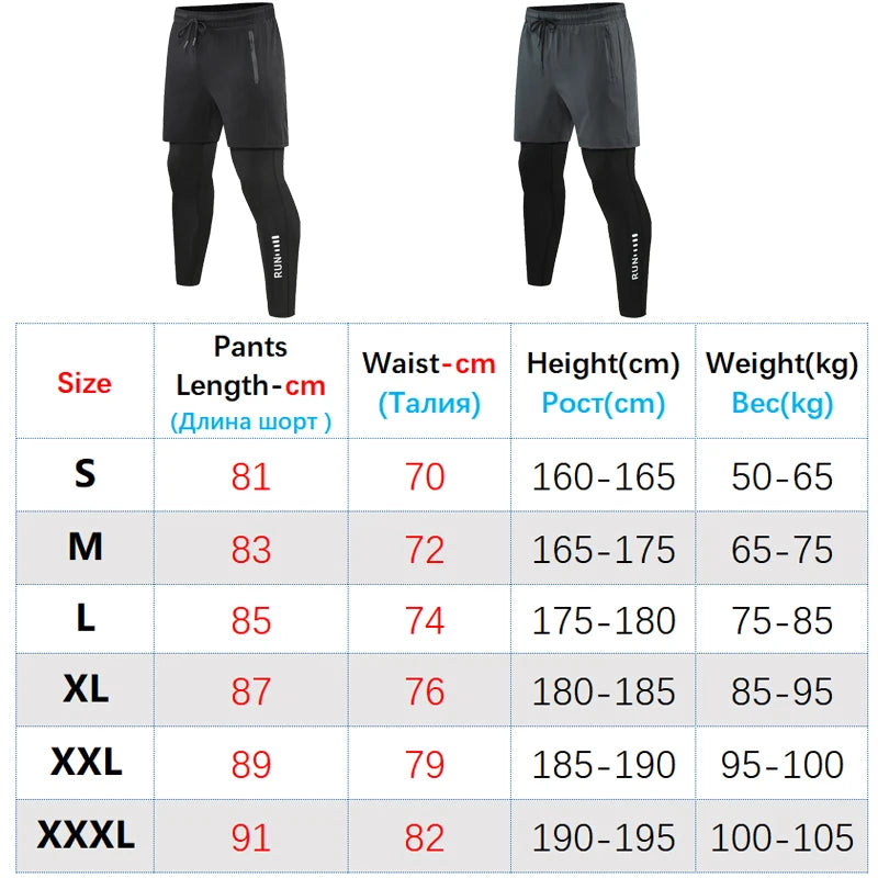 DualLayer Performance Running Trousers with Pockets ATHLEXES