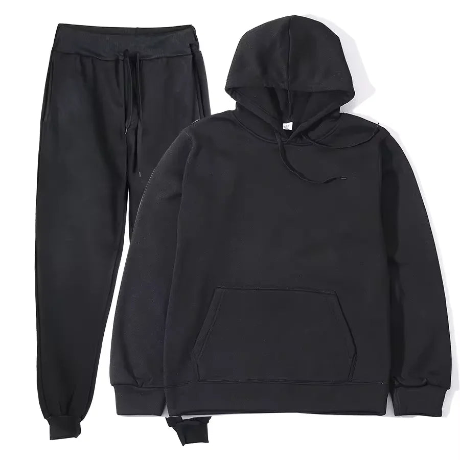 Velvet Warm Hoodie and Jogging Pants Set ATHLEXES