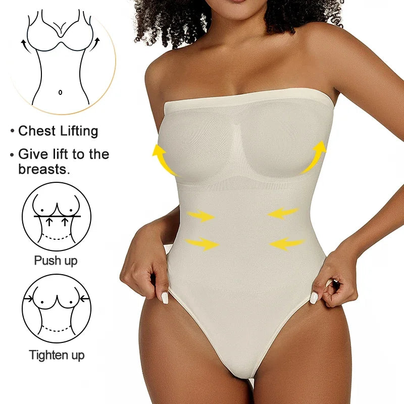 SculptFit Seamless Tummy Control Bodysuit ATHLEXES