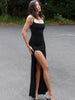 Elegant Lace-Back Cami Maxi Dress ATHLEXES