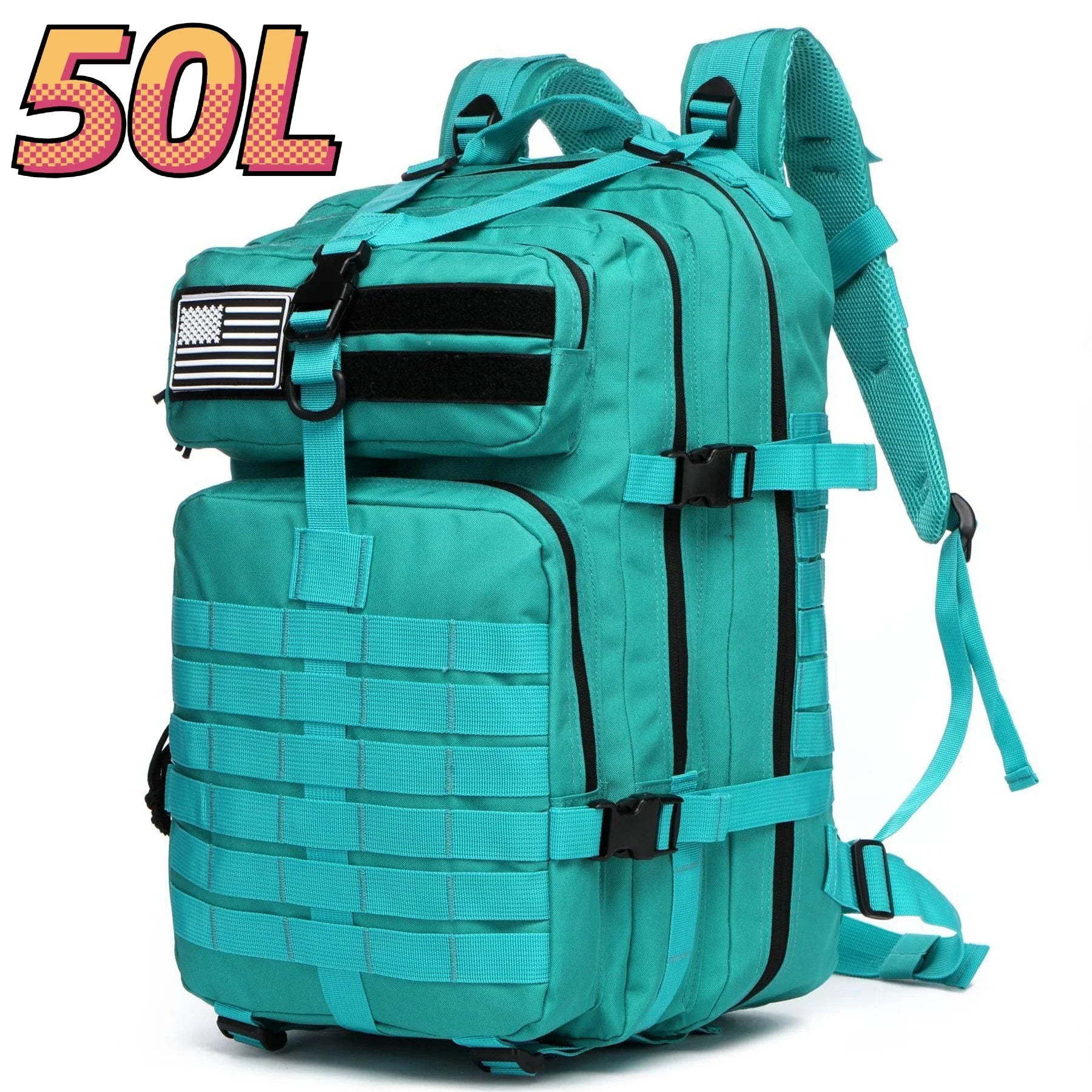 30L/50L 1000D Nylon Waterproof Trekking Bag Backpack ATHLEXES