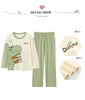 Cozy Cartoon Maternity Pajama Set for Moms ATHLEXES