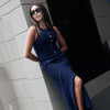 TARUXY Elegant High Waist Ribbed Knit Dress ATHLEXES