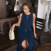 TARUXY Elegant High Waist Ribbed Knit Dress ATHLEXES