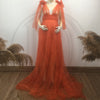 Boho Tulle Maternity Dress for Baby Showers ATHLEXES