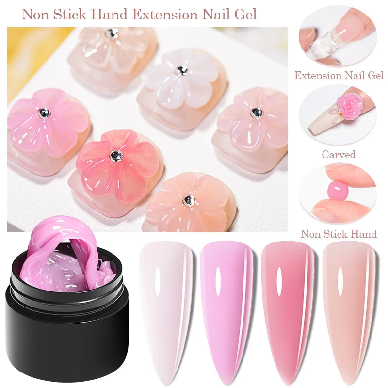 Mtssii 8ml Clear Nail Gel Art Extension & Carving Varnish ATHLEXES