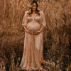 Vintage Sequin Maternity Photography Gown Dress ATHLEXES