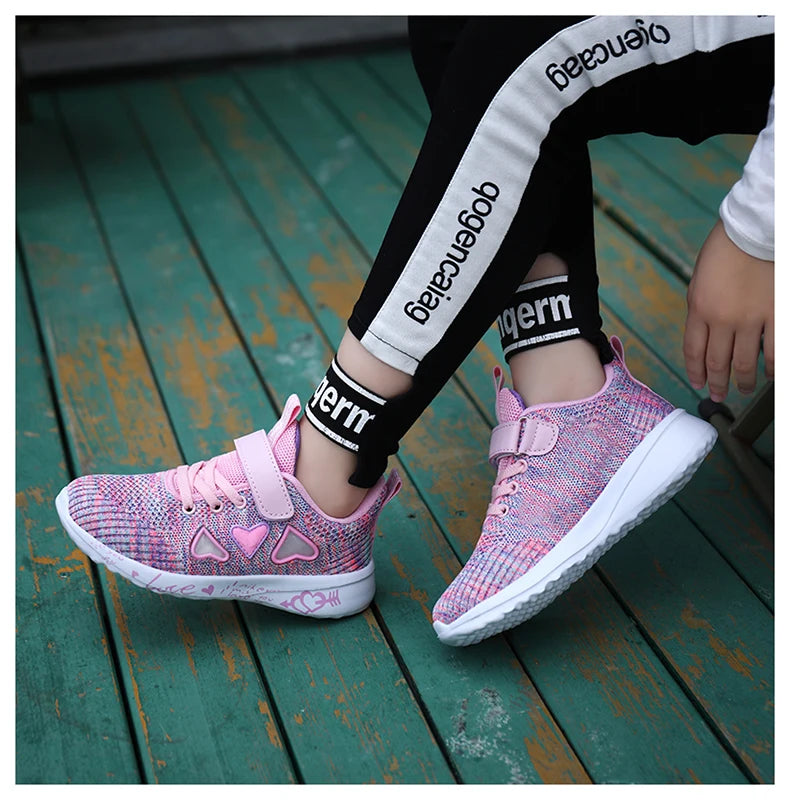 BreezyStep Kids Light Mesh Sneakers ATHLEXES