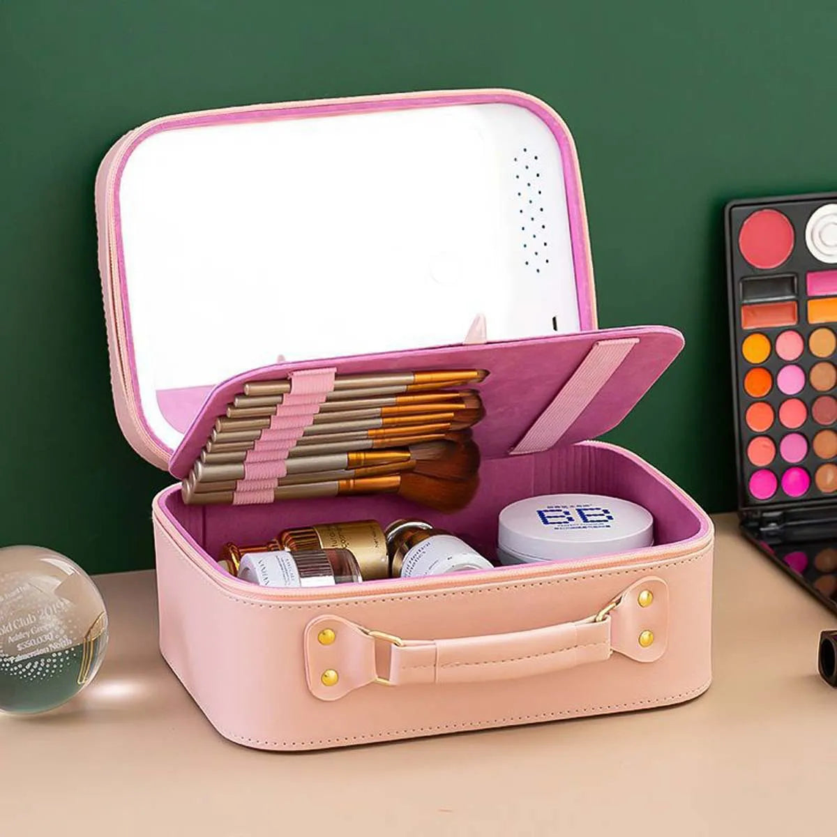 LumiCase LED Makeup Bag with Mirror ATHLEXES